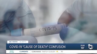 COVID-19 "cause of death" confusion