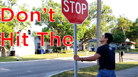 Don't Hit The Stop Sign | You Will Hit What You Are Looking At