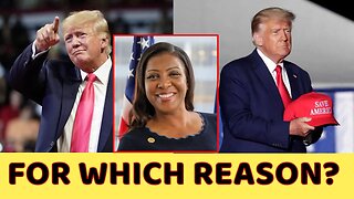 Trump Can't Believe His eyes, Letitia Supporting him now, did he BRlBE her?