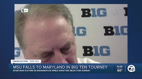 Izzo takes the blame for MSU loss to Maryland