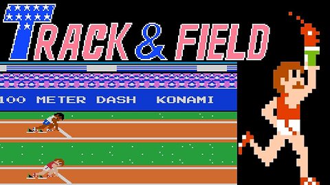 Track and Field NES | Retro | Walkthrough | Gameplay | Long Play