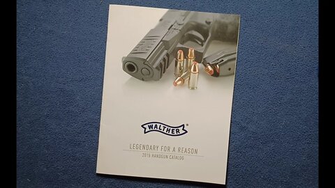 Vintage CATALOG REVIEW : WALTHER 2015 HANDGUN CATALOG, LEGENDARY FOR A REASON