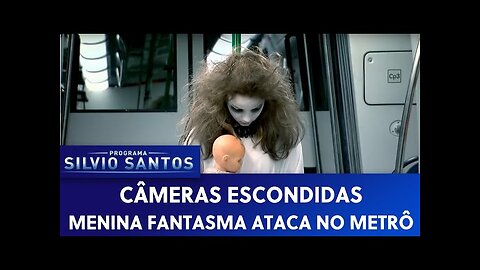 Menina Fantasma Ataca no Metrô (Scary Ghost Subway Prank) - Câmera Escondida