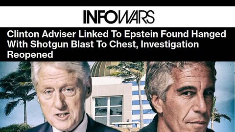 Clinton and Epstein Associate Found Shot and Hung in Reported Suicide