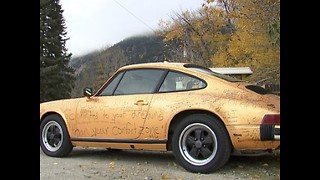 Orange Painted Porsche