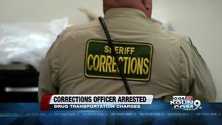 Corrections officer arrested on drug transportation charges