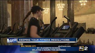 Keeping your fitness resolutions