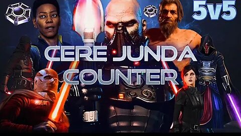 [5v5] CERE JUNDA Omicron COUNTER w/MALGUS SITH EMPIRE SQUAD - SWGOH/GAC