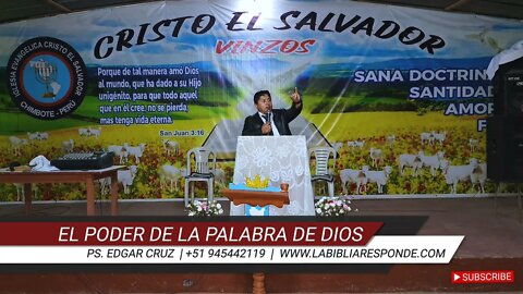 EL PODER DE LA PALABRA DE DIOS: Parte 2 - VINZOS - EDGAR CRUZ MINISTRIES