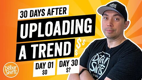 Make Money with Trends 💰 What I Made 30 Days After Uploading a Trend for Print on Demand on Amazon