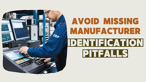 How to Avoid Issues with Missing Manufacturer's Identification in ISF