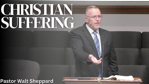 Christian Suffering--Wed PM--June 26 2024