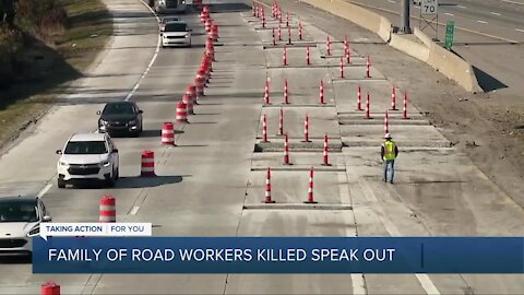 Family of road workers killed speak out
