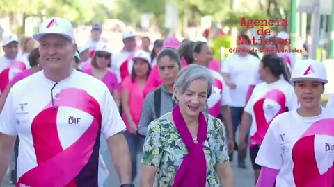 DIF Tamaulipas por estilos de vida saludables contra el cáncer de mama