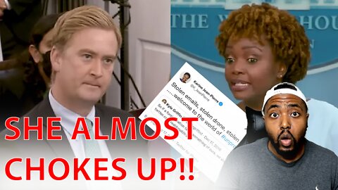 Peter Doocy DROPS MIC ON Karine Jean Pierre With Her Own Tweet EXPOSING The Democrat's Hypocrisy!