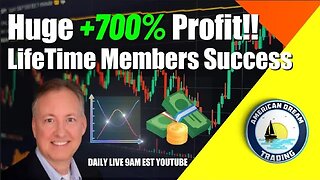 Huge +700% Profit Lifetime Members Stock Market Trading Success