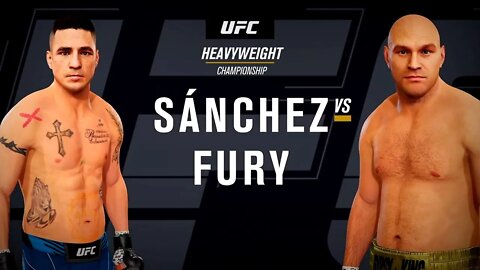 EA Sports UFC 4 Gameplay Tyson Fury vs Diego Sanchez
