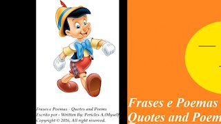 Você vive mentindo, Pinocchio... [Frases e Poemas]