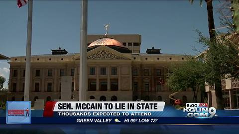 Final farewells to Sen. John McCain begin at Arizona Capitol