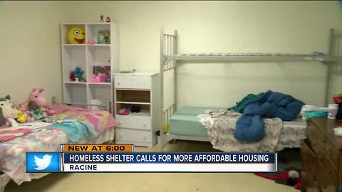 Racine homeless shelter over capacity, calling for more affordable housing