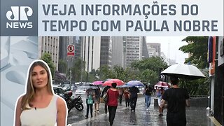 Muitas nuvens e possibilidade de chuva em SP | Previsão do Tempo