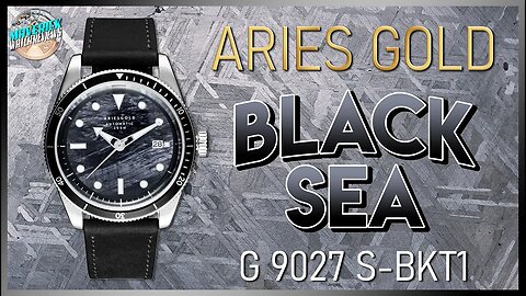 Not Too Bad For A Microbrand! | Aries Gold Black Sea 200m Automatic G 9027 S-BKT1 Unbox & Review