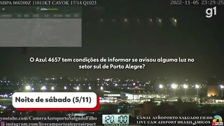 Piloto de avião avista 'luzes não identificadas' durante voo em Porto Alegre e relata por rádio! #G1
