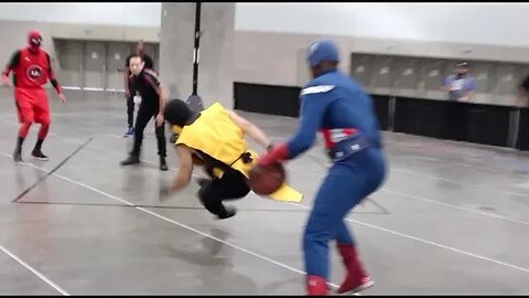 Spiderman and Captain America Take on Comic-Con International