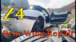 BMW Z4 Rear Wing Fender Repair - Part 20