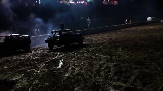 Kenton County Fair Kentucky small car demo derby. 7-12-10 Feature part 1