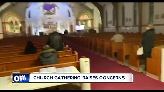 Church gathering raises concerns