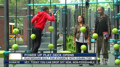 State-of-the-art playground opens for kids with disabilities in Baltimore