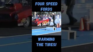 Four Speed Fords Warming The Tires! #shorts