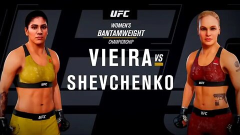 EA Sports UFC 3 Gameplay Valentina Shevchenko vs Ketlen Vieira