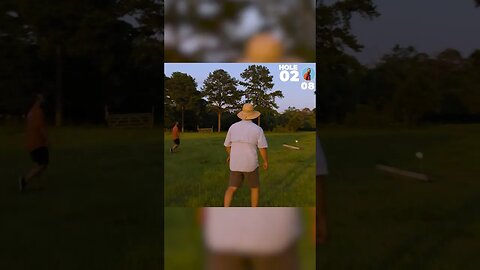 #shorts | HOLE IN 2 | AMAZING SHOT GOES DOWN FOR A HOLE IN TWO | GARDEN GOLF | REDNECK GOLF | CIWTG