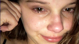 MIllie Bobby Brown In Tears During Wrap Of Stranger Things Season 3 Production