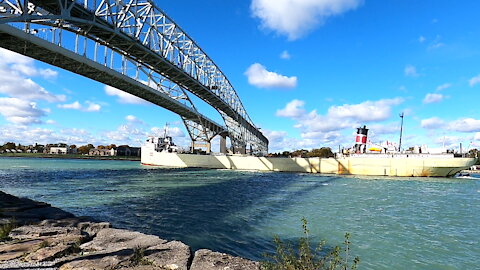 Alpena 502ft 153m Bulk Carrier Cargo Ship In St Clair River