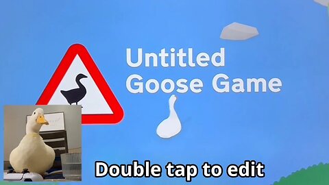 Let’s Play Untitled Goose Game with Wrinkle the Duck
