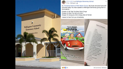 Some parents upset group gave Wellington Elementary students book with chapters like "Sex after 60"