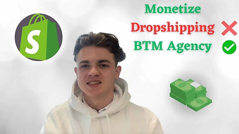 MONETIZE Shopify WITHOUT Dropshipping - Build to Manage AGENCY