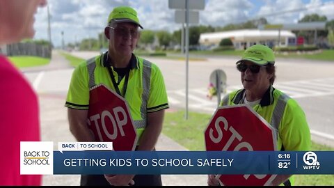 Treasure Coast crossing guards advise parents, kids to be alert and attentive