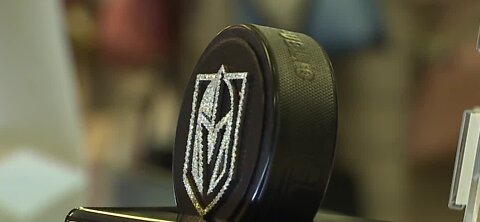 Raffle for diamond-crusted hockey puck