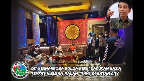 Direktorat Reserse Narkoba #PoldaKepri Lakukan Razia Tempat Hiburan Malam (THM) Di Kota Batam