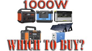 Best 1000W Portable Power Station Solar Generator Review