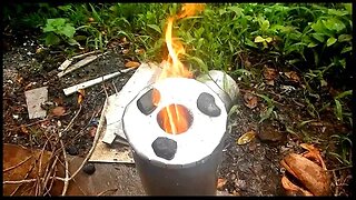 Superior Rocket Stove (and Peanut Butter Popcorn!)