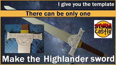 Make the Highlander Conor McLeod Broadsword - It's wicked cool!