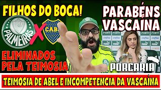 💥ELIMINADOS!💥 TEIMOSIA DE ABEL E INCOMPETÊNCIA DA VASCAÍNA ACABAM COM O SONHO DO TETRA