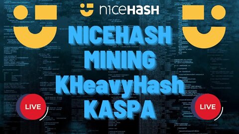 KASPA Mining on NICEHASH 🔥LIVE🔥 #crypto #gpumining #kaspa