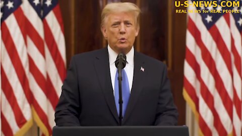 President Donald J Trump FAREWELL Address to the Nation - 2021