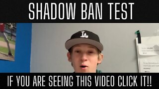 I Am Being Shadow Banned..